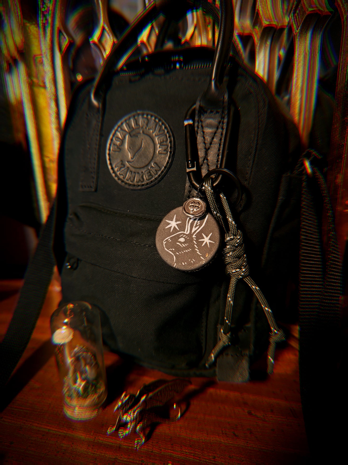 Ceramic Rabbit/Hare Bag Charm/Keychain