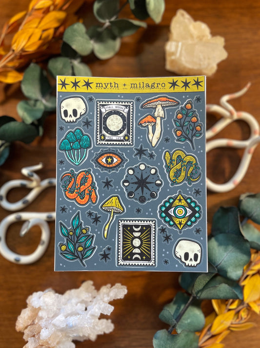 Favored Treasures Vinyl Sticker Sheet