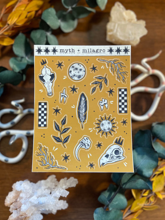 Southern Sorrows Vinyl Sticker Sheet