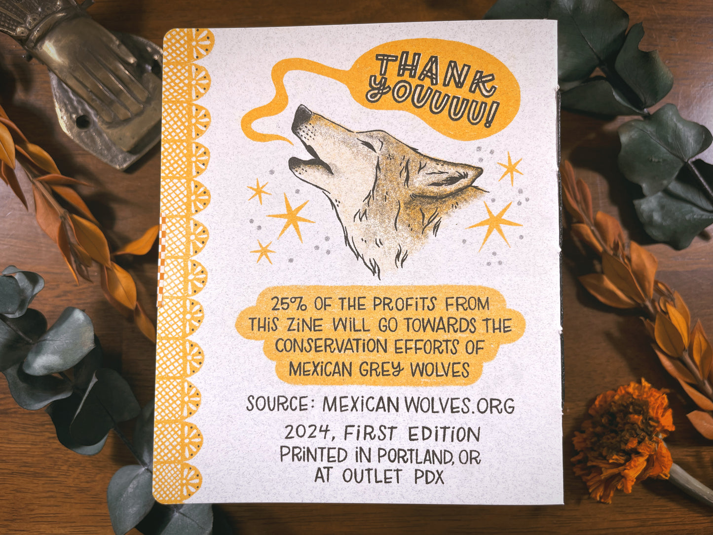 Mexican Grey Wolf Conservation Zine