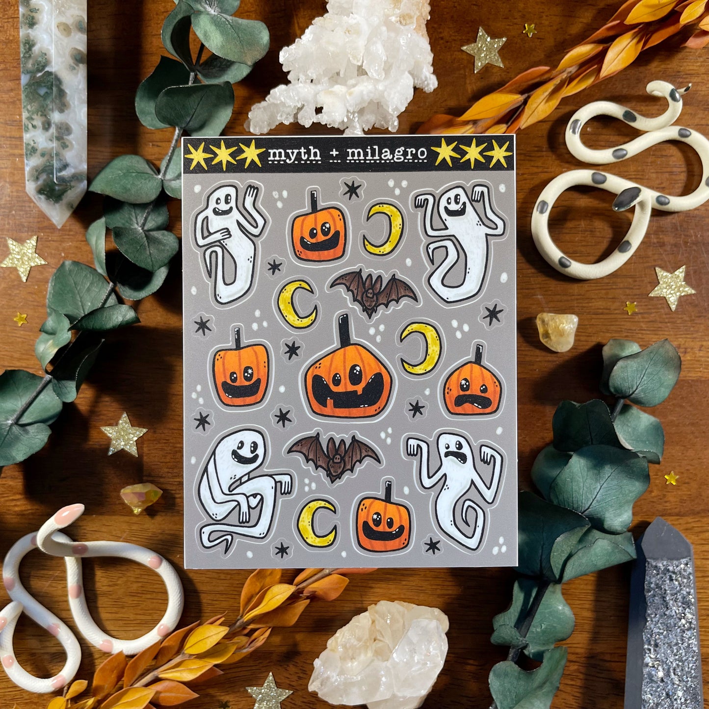 Frightful Friends Vinyl Sticker Sheet