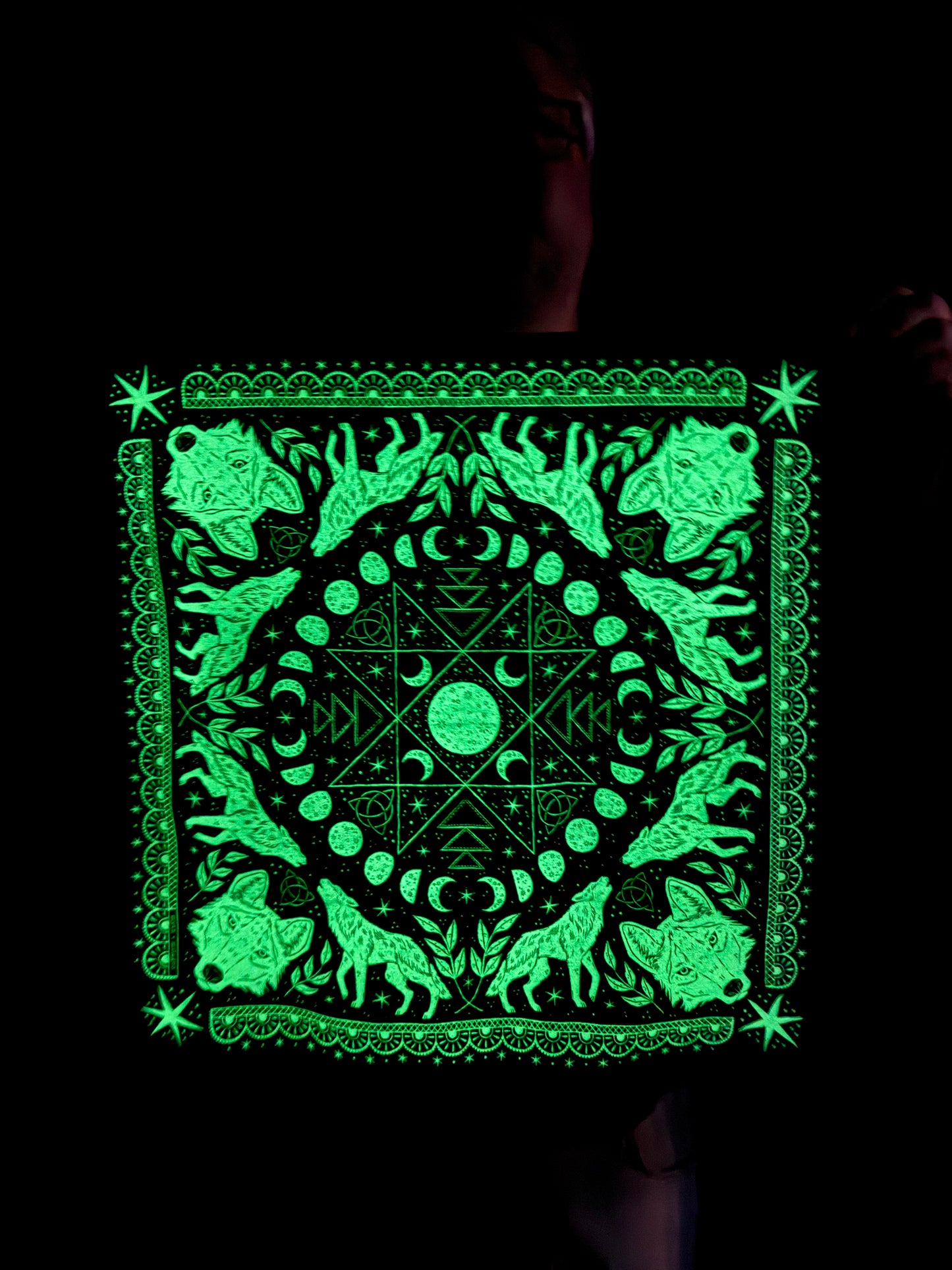 Wolf Cotton Bandana