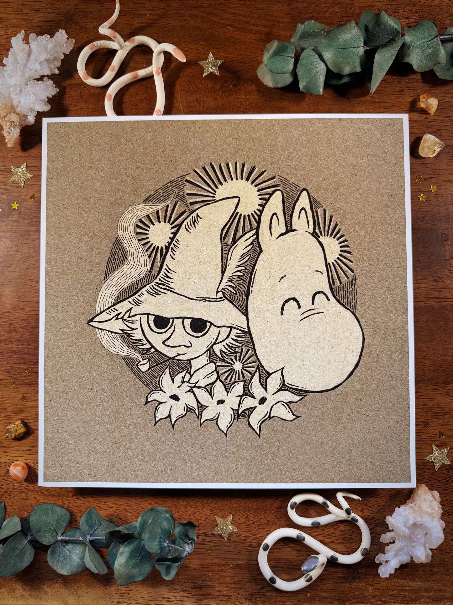 Moomin 10x10 Art Print
