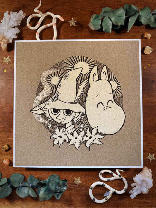 Moomin 10x10 Art Print