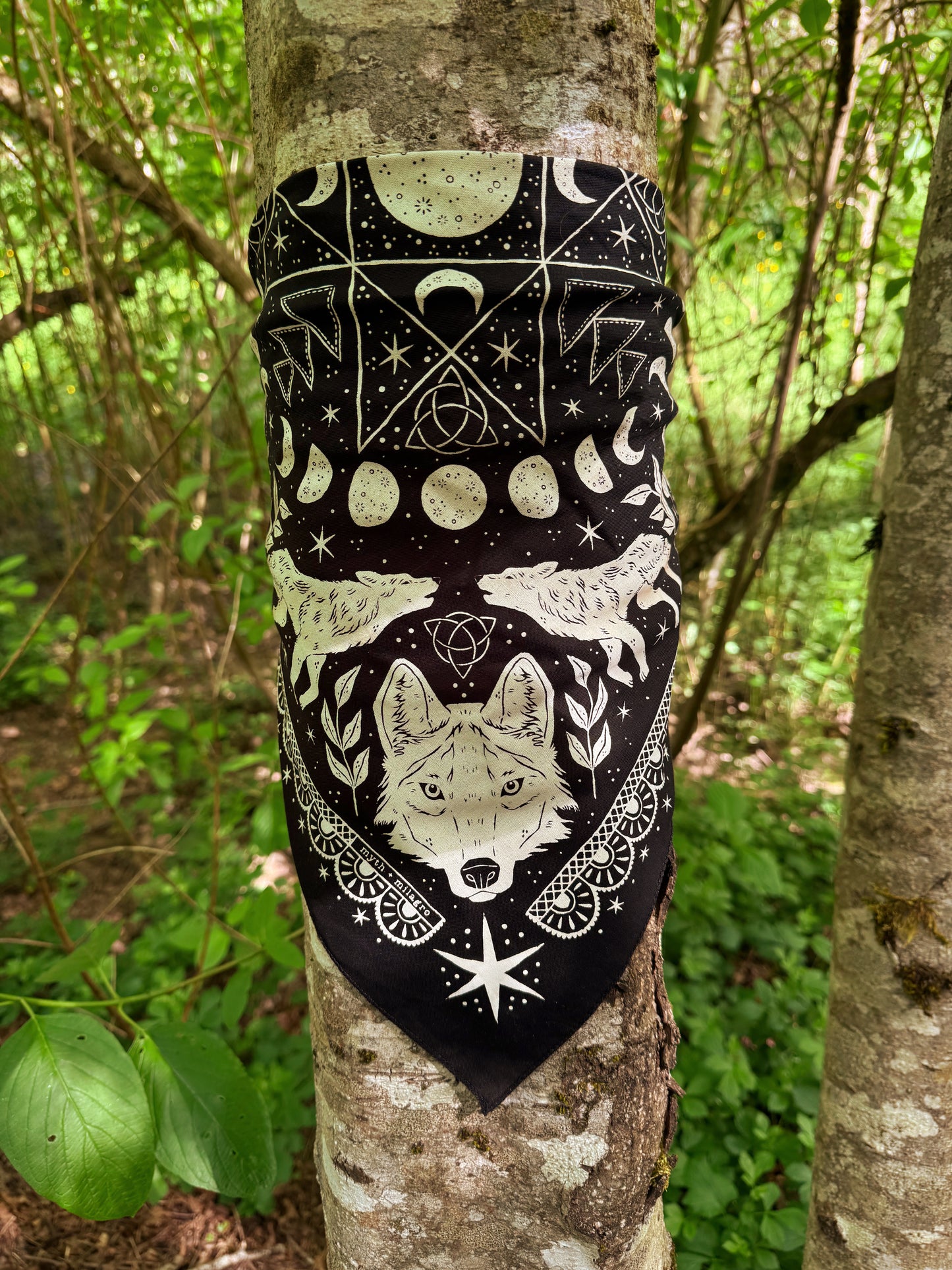 Wolf Cotton Bandana