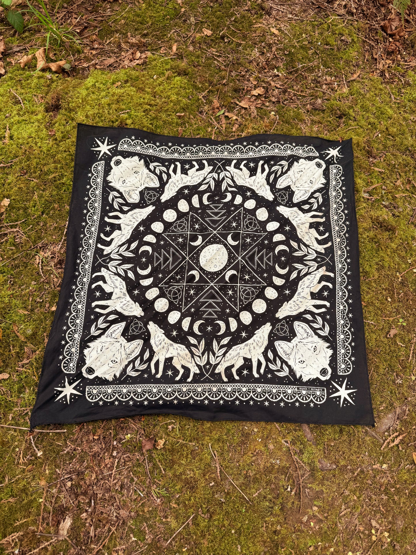 Wolf Cotton Bandana