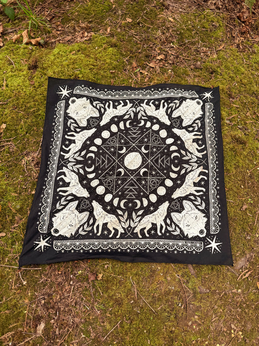 Wolf Cotton Bandana