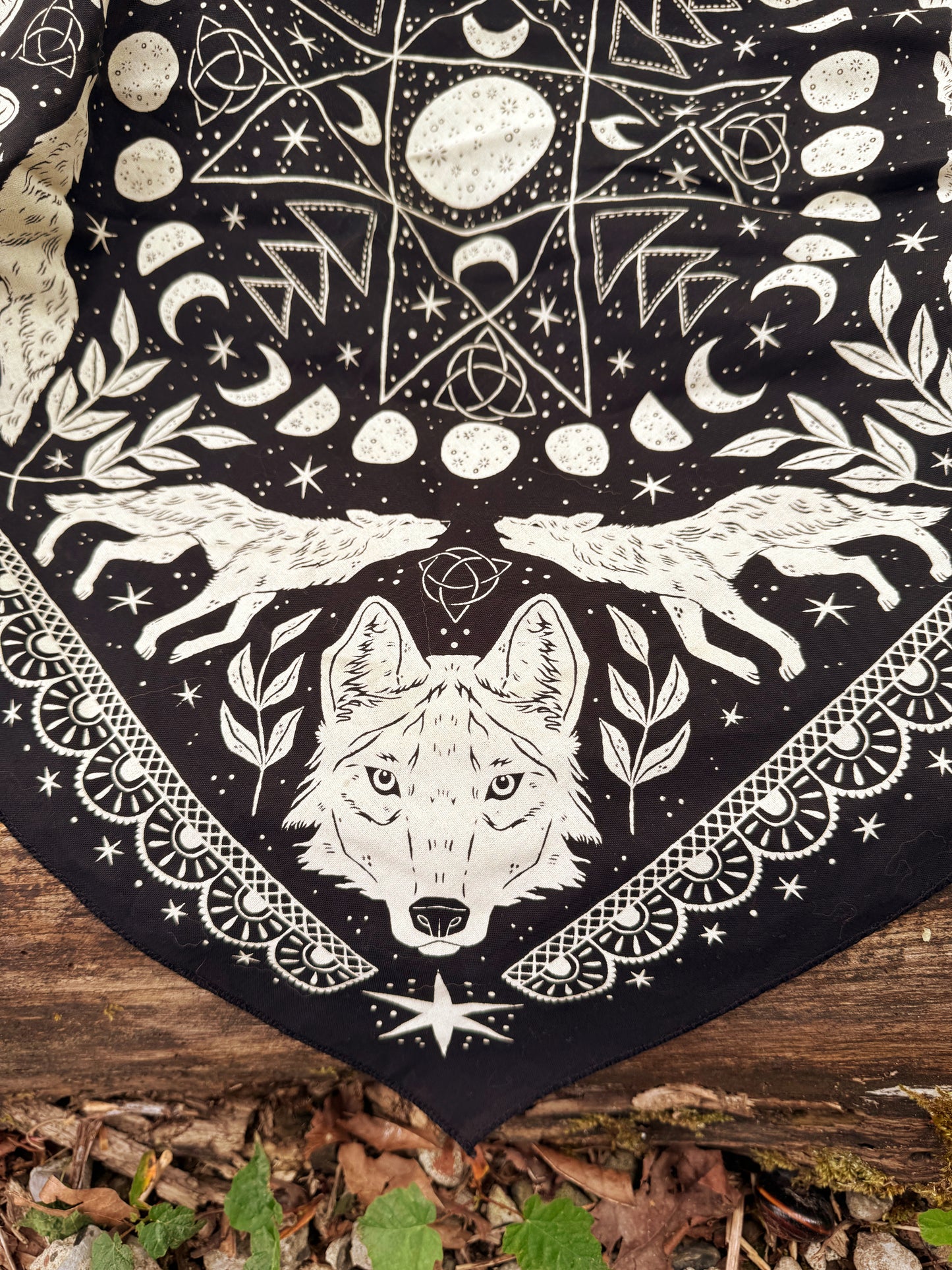 Wolf Cotton Bandana