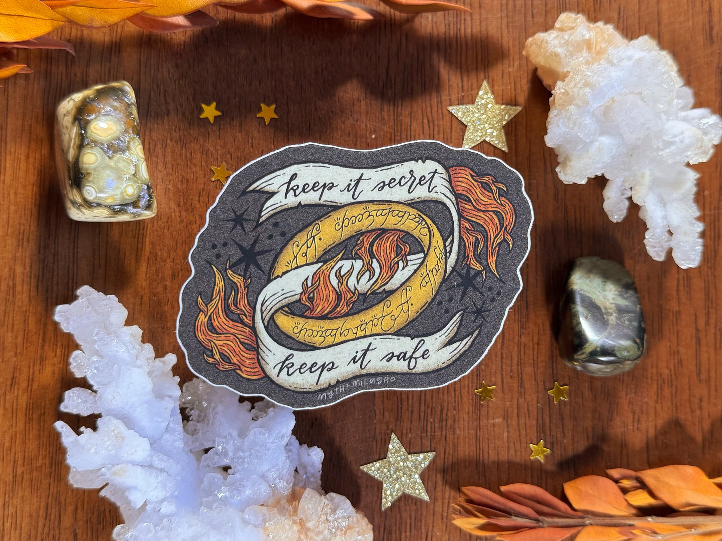 The One Ring Die Cut Waterproof Vinyl Sticker