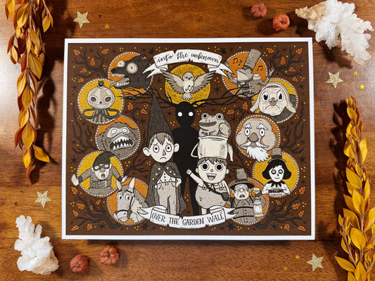 Over the Garden Wall Compilation Art Print