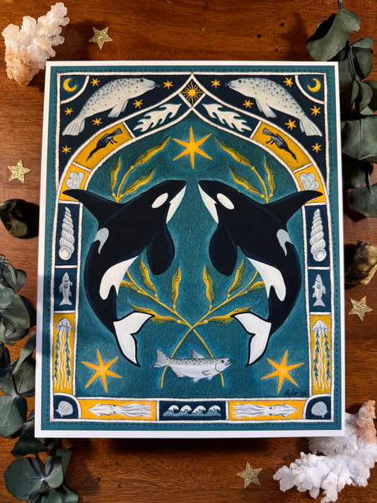 Orca Killer Whale Art Print