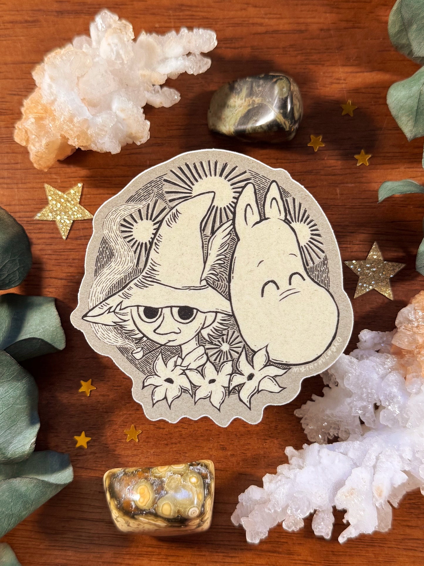 Moomin Die Cut Waterproof Vinyl Sticker