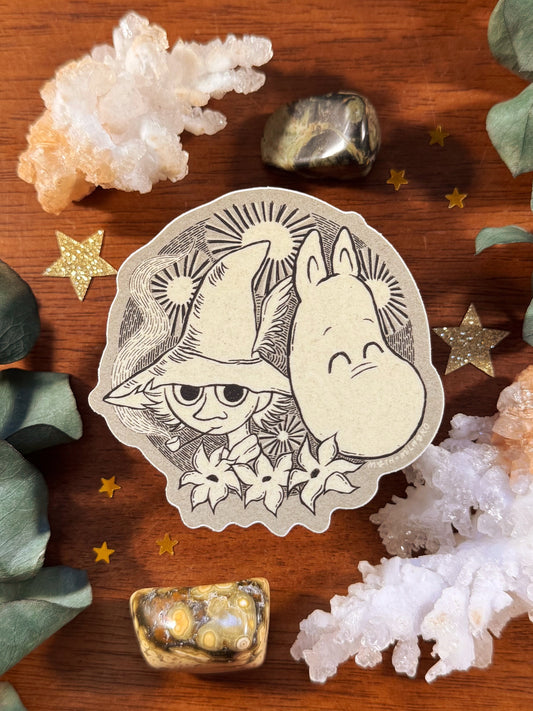 Moomin Die Cut Waterproof Vinyl Sticker