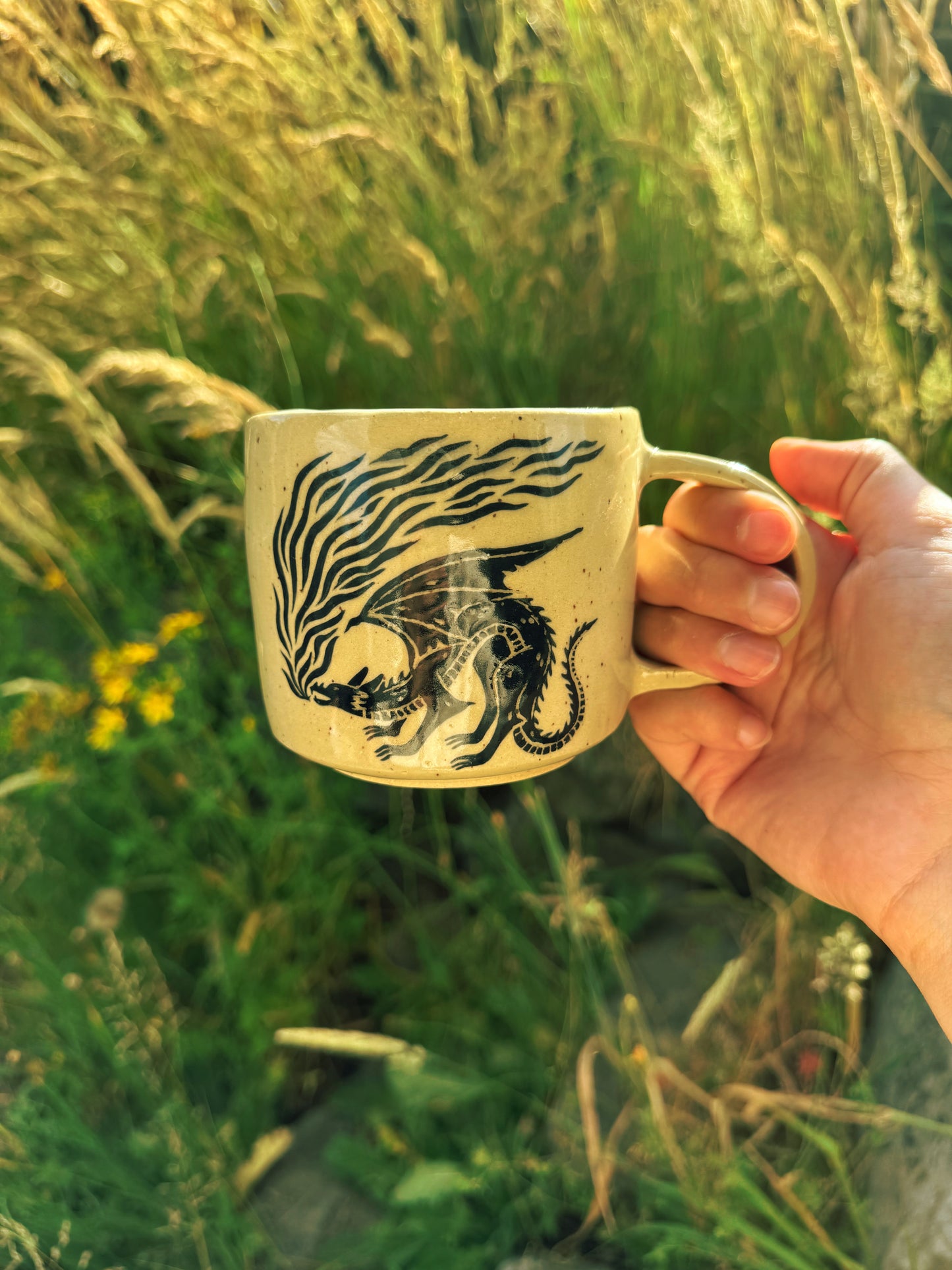 Ceramic Dragon Mug