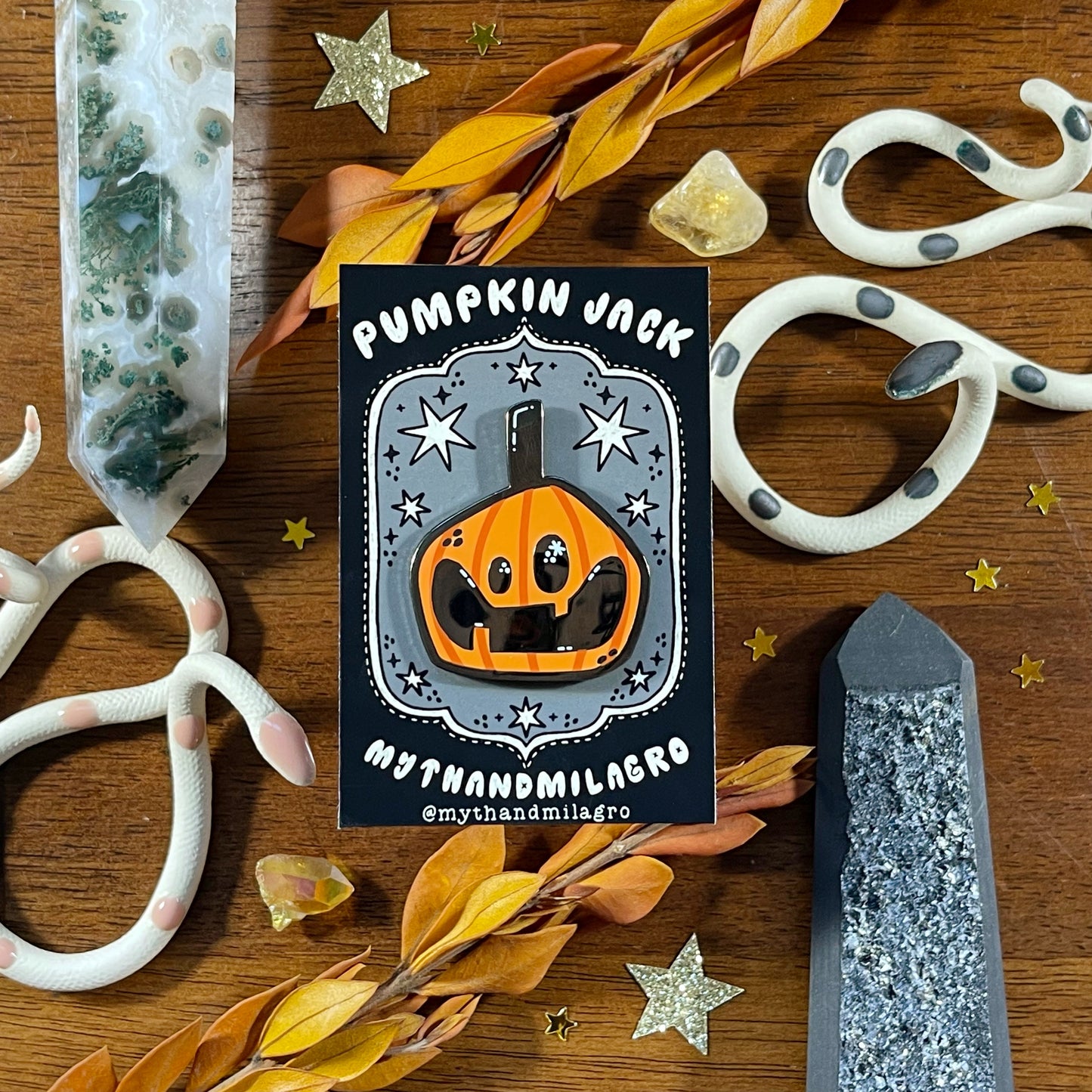 Pumpkin Jack Hard Enamel Pin