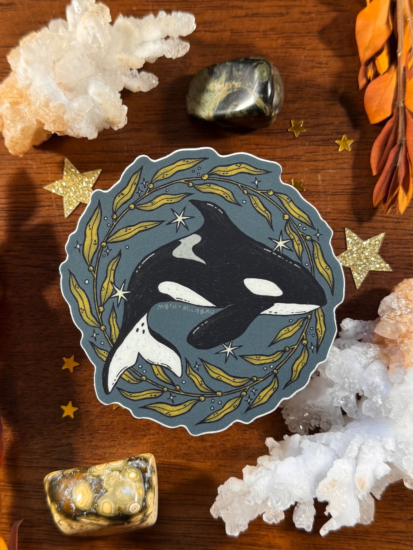 Orca Waterproof Vinyl Die Cut Sticker