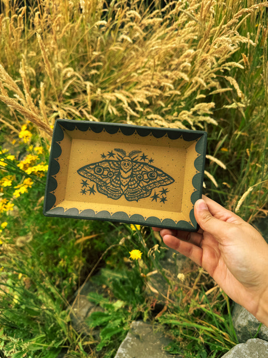 Ceramic Moth Tray