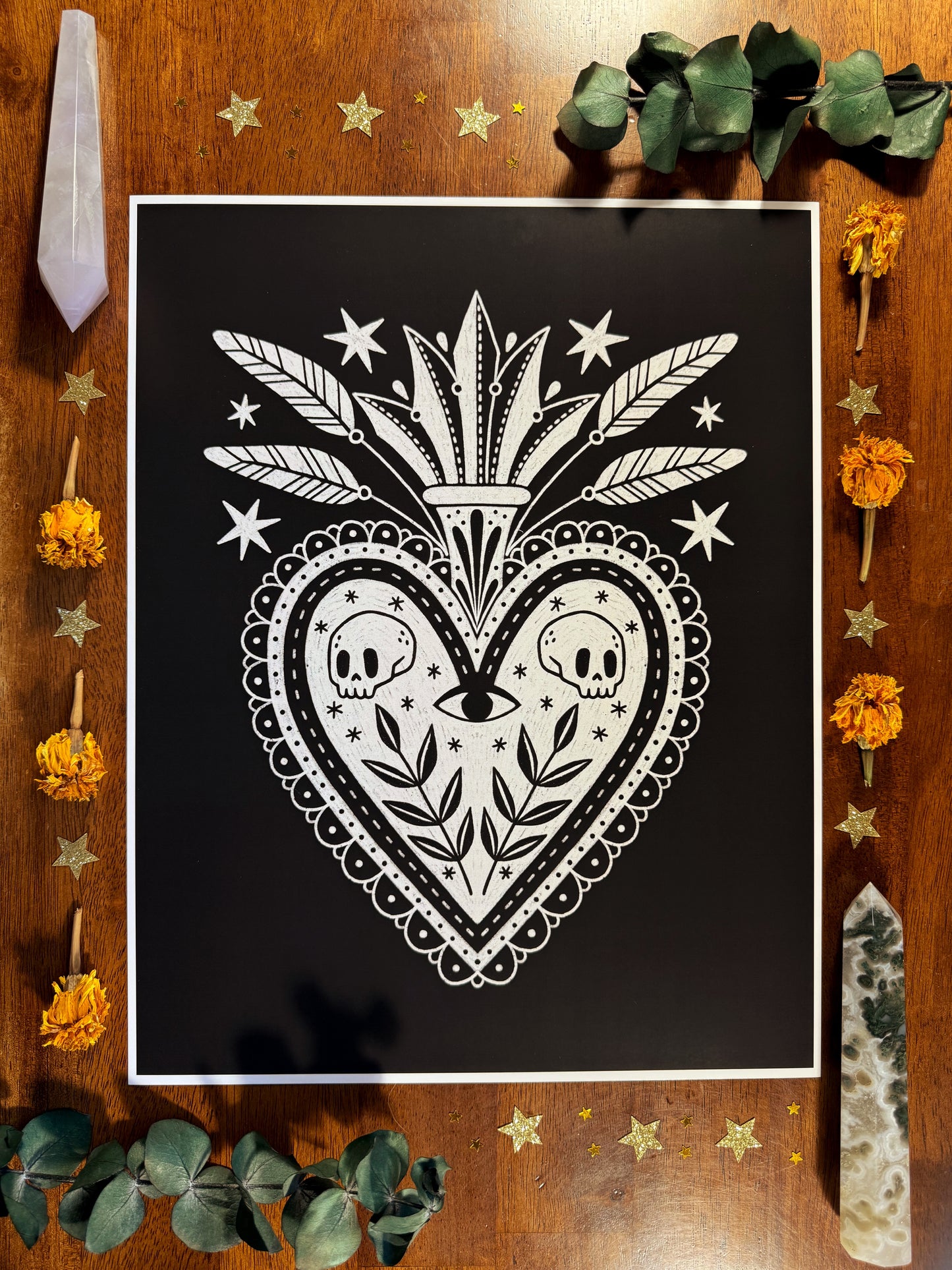 Black & White Milagro Print - 11x14